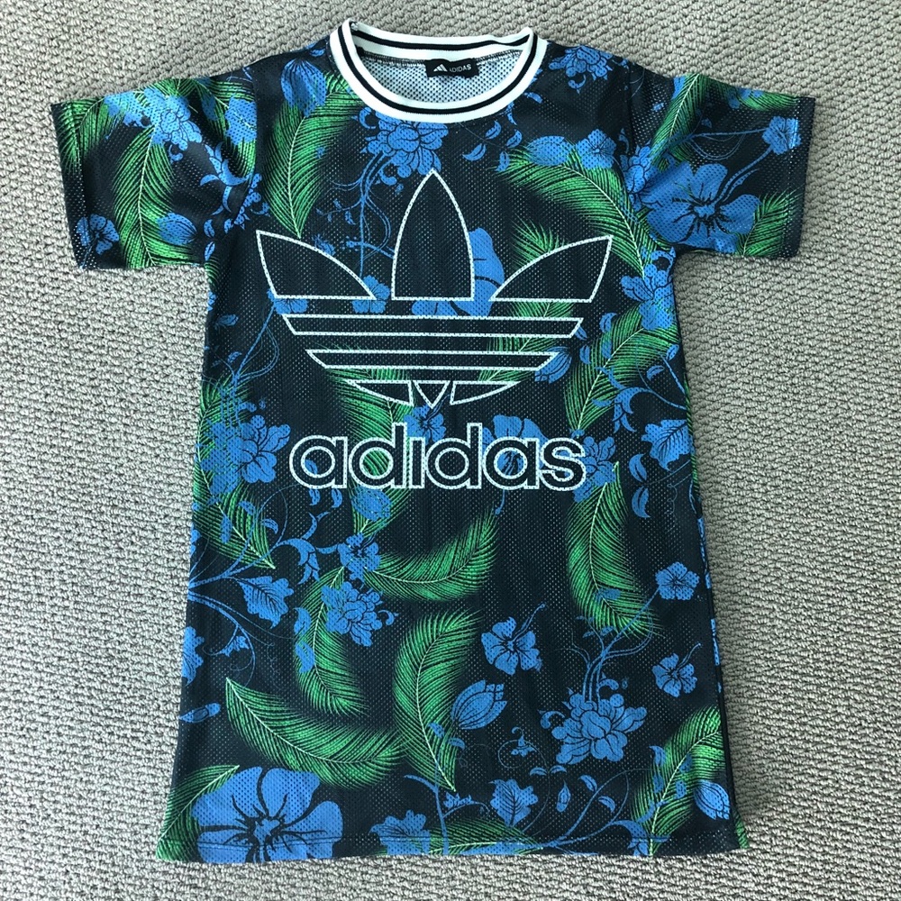 Adidas Jungle Print Mesh Shirt